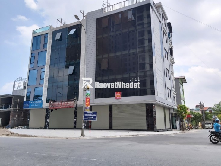 Cho thuê tòa MP Ngô Xuân Quảng.Gia Lâm, Hà Nội, 100m2x6T, MT 8m, thang máy, tầng hầm, PCCC vị trí KD sầm uất